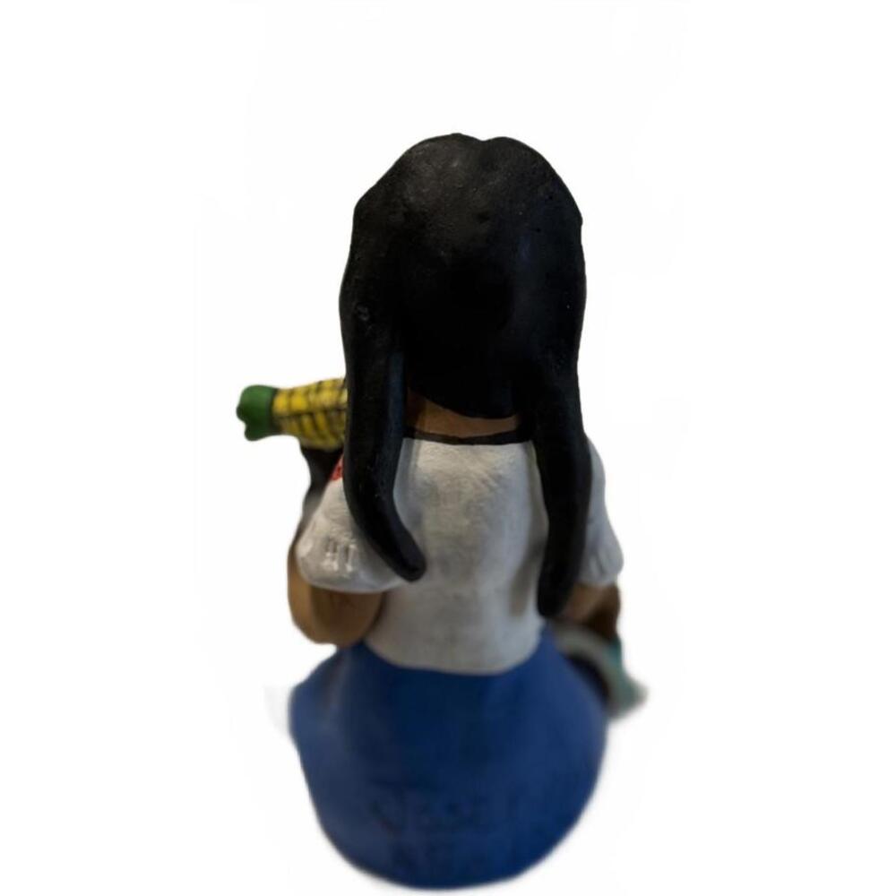 Mexican Folk Art Figurine of Woman with Child Josefina Aguilar - Picture 3 of 5